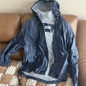London Fog Blue Hooded Jacket